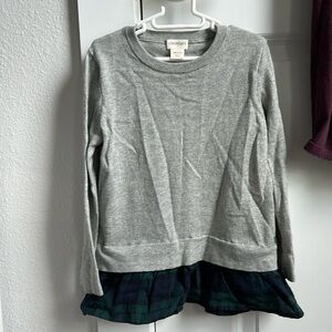 Crewcuts 4-5T (xs) plaid set